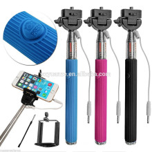 Top ventes Prix usine en gros en stock selfie bâton avec câble, câble take pole selfie stick, Z07-5S